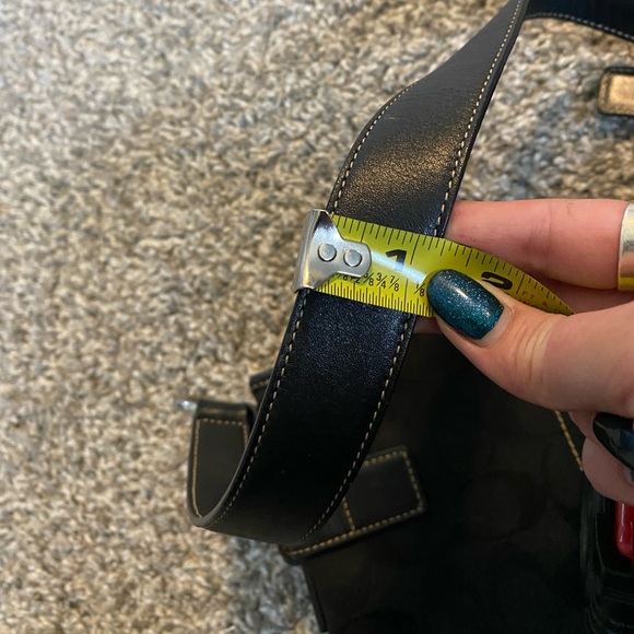 Black Coach Handbag with Digital Authenticity - Picture 10 of 14